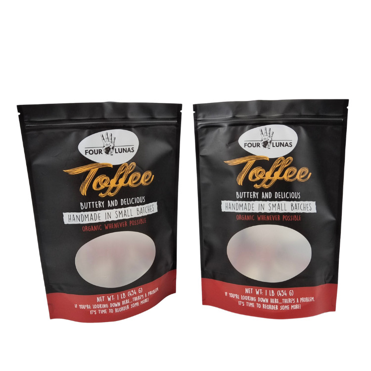 Yırtıcı Not Özelliği Şeffaf Tasarımlı Ve Fermuarlı Evcil hayvan Yemeği Torbası