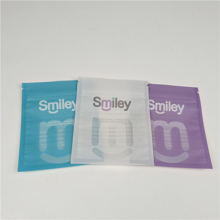 Temiz Diş Aligners Mylar Üç Taraflı Kapalı Plastik Cüzdanlar Paketleme Sızıntı ve Nem Kanıtlı