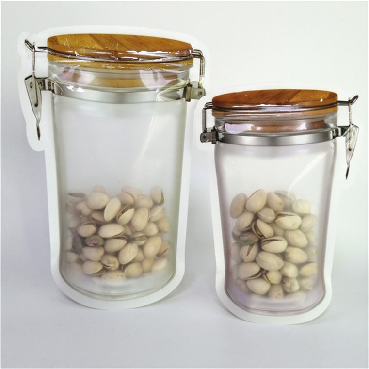 Yüksek Kaliteli Özel Dijital Baskı PE Geri Dönüştürülmüş Plastik Gıda Paketleme Torbası