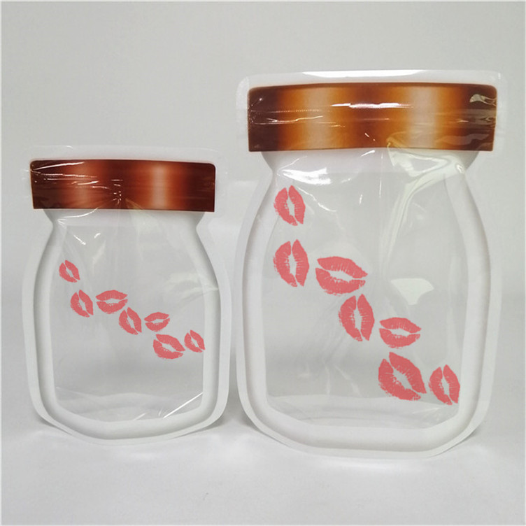 Yeni Tasarım En Çok Satılan Özel kalınlık Özel Logo Baskı Kalk Zipper Poşet Plastik Gıda Peçete Ambalajı