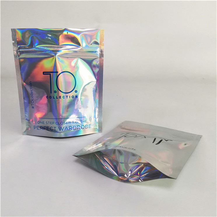 Gıda Paketleme Malzemesi Özel Etiket Nem Karşıtlıklı Fermuar Kalkan Paketleme Çantası