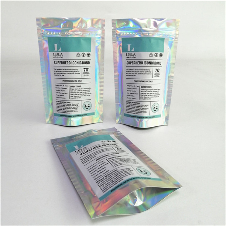 Toptan Özel Logo Dijital Baskı Plastik PET Yumuşak Uygun Fiyat Fermuarlı Ayağa Kalkan Cüzdanlar