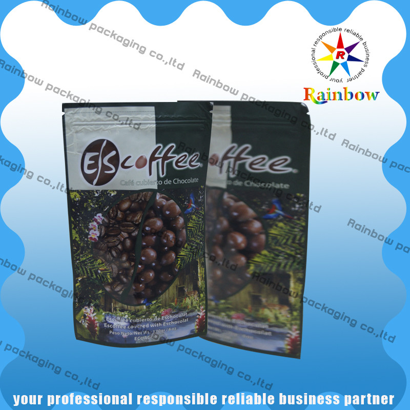 Kilitli ve Yuvarlak Altlı Alüminyum Folyo Çay Poşetleri Ambalajı