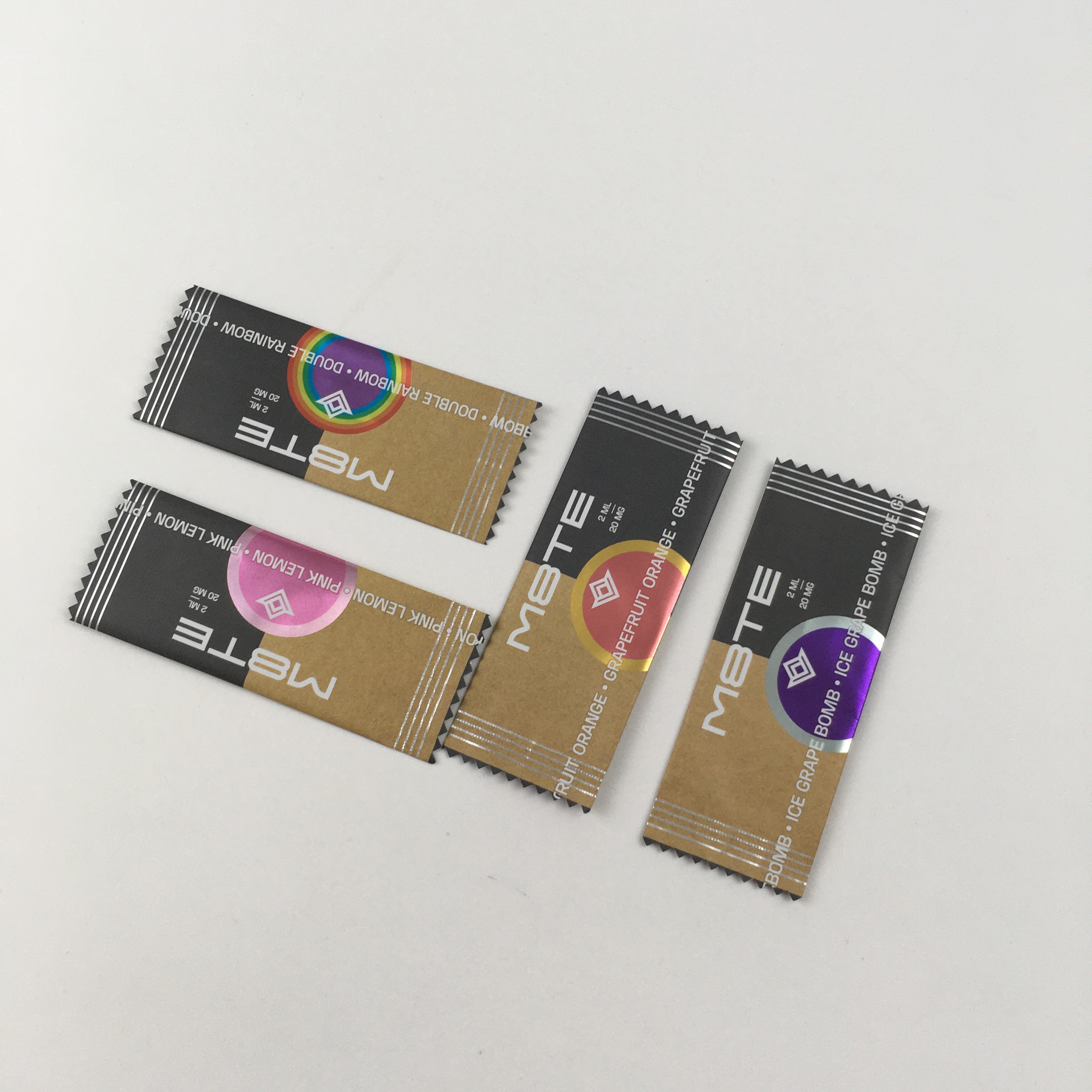 Boş Esnek Laminatlı Kapalı Yastık Torbası Soğutucu Gıdalar İçin Çikolata Torbası