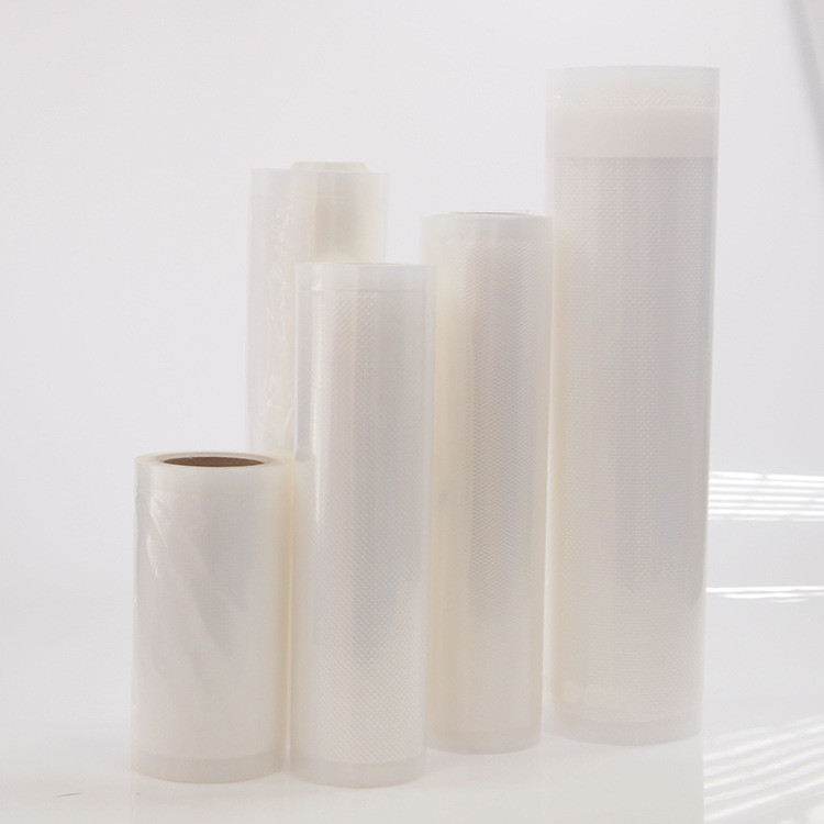 11 "x 50 'Gıda Tasarrufu Gıda Ambalaj Filmleri gıda sınıfı Vakum Seal Bag deniz ürünleri için Rulo