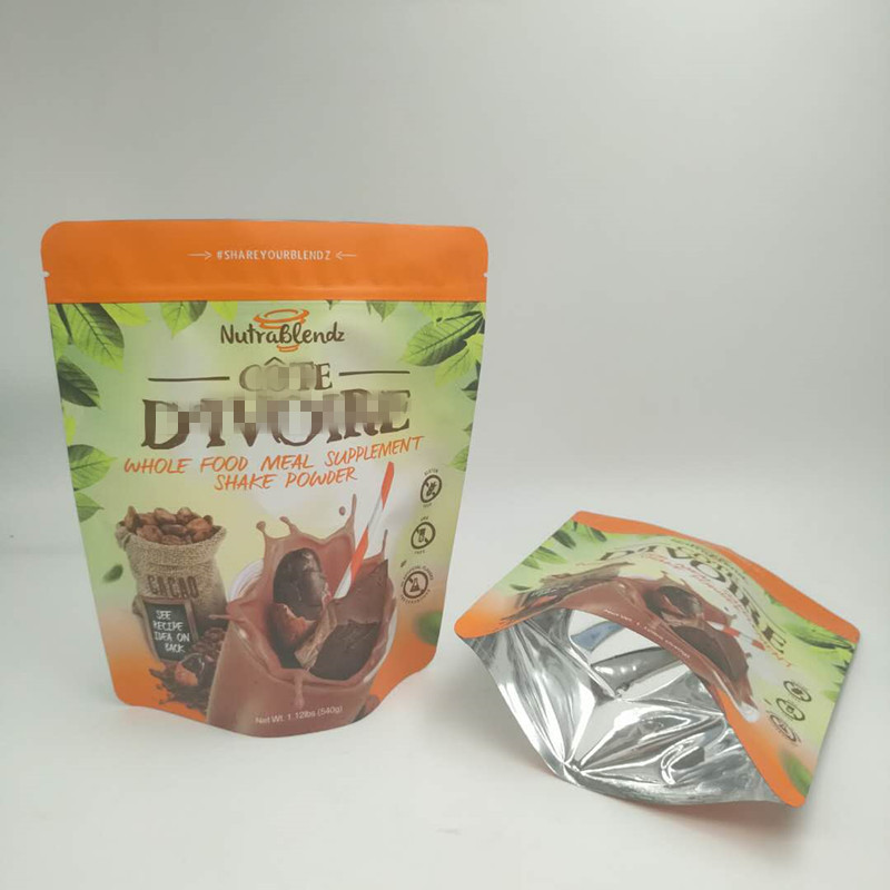 Food Grade Stand Up Fermuarlı Çanta Gravnre Baskı Çerez İçin Özelleştirilmiş Boyut