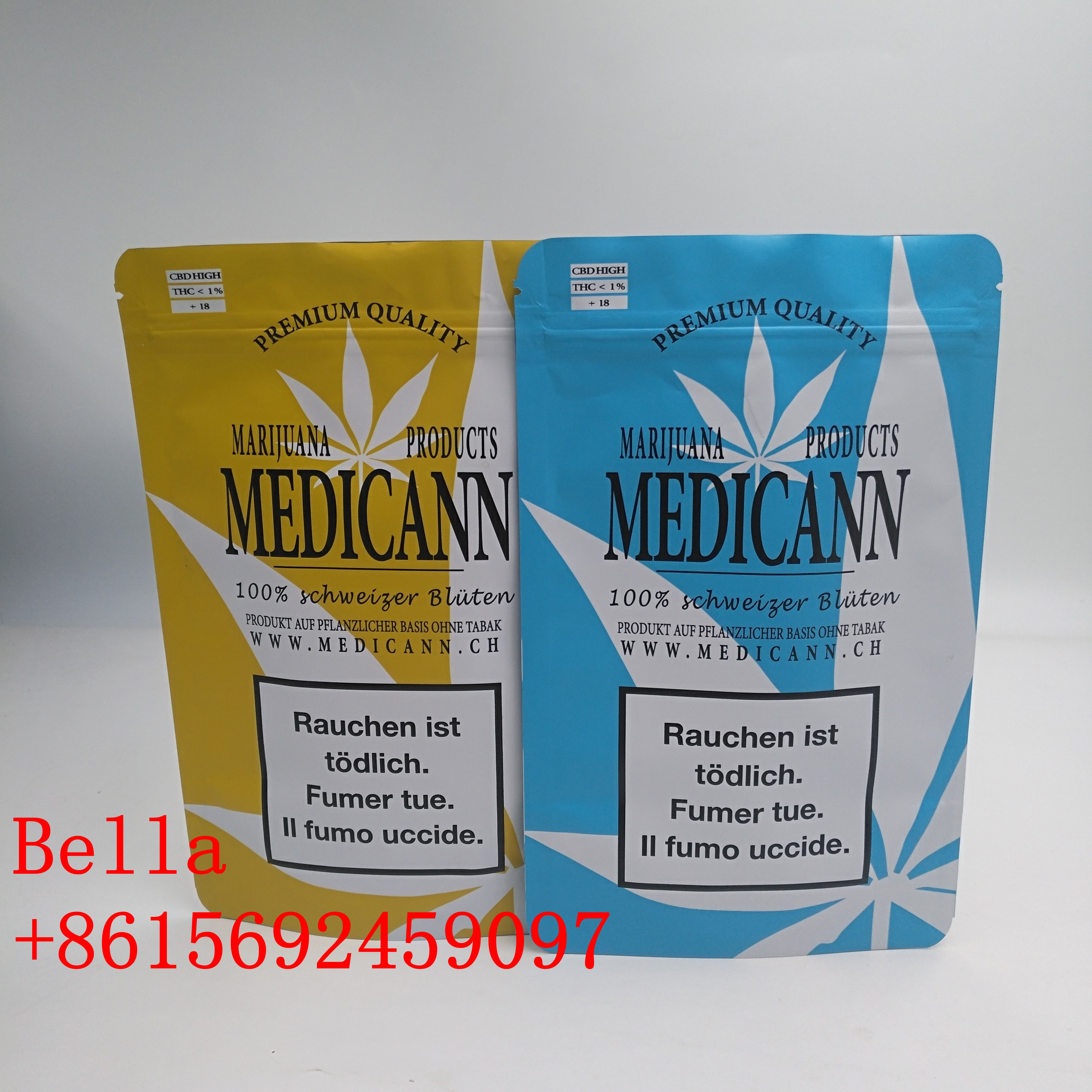 Isı Yalıtım Plastik Torbalar Paketleme Üç - Logo Baskı ile Lamine Lamine