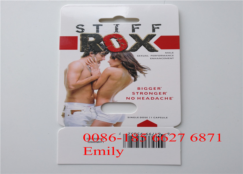 Kabartma Yüzey Etkili Kullanışlı Rhino Pills Blister Ambalaj Ambalajı