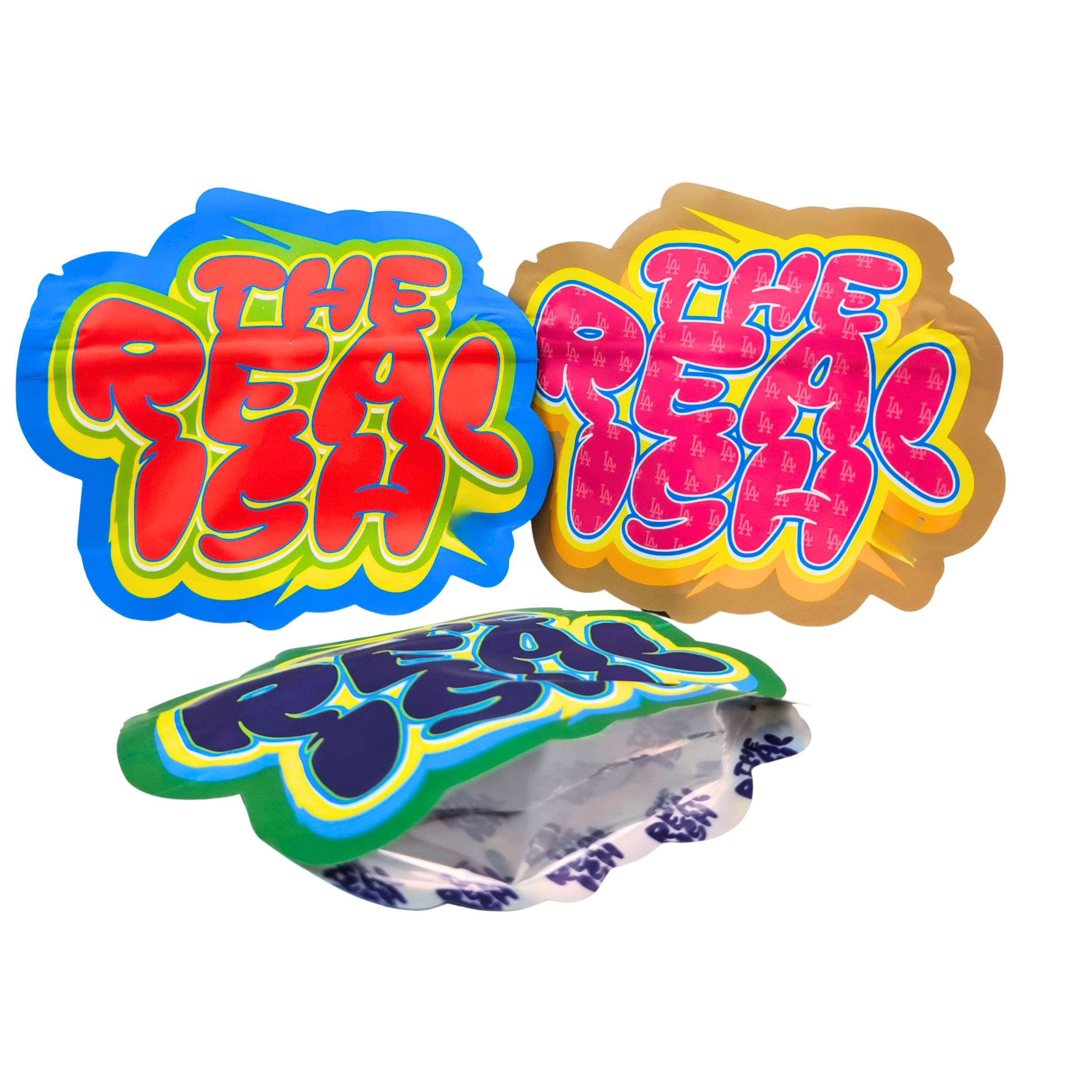 3.5g 7g 14g Ziplock Mylar Torbası Yemek Yemekli Çocuklara Karşı Alüminyum Folyo Kurabiye için Sakız