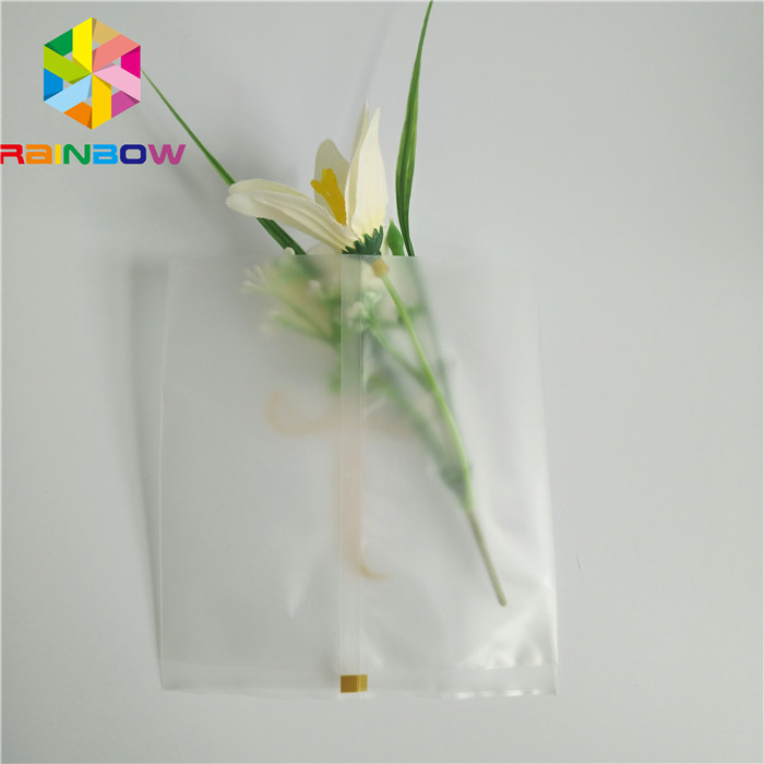 Kendi kendine yapışkan atıştırmalık torbası ambalajı, çok kullanımlı açık plastik torbalar