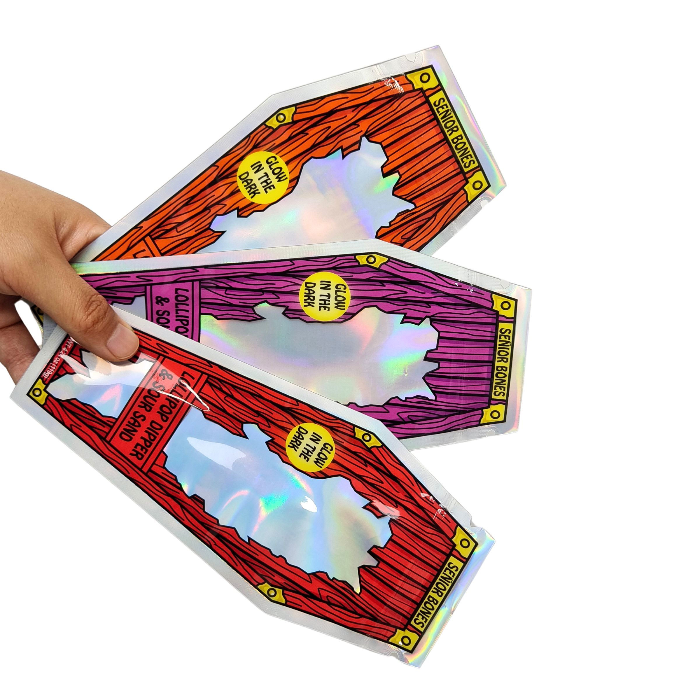 Tütün Yaprağı Şeker Kekli Sakızlı Kuru Çiçek Otı Grabba Yaprak Öldürme 3.5g Mylar Torbaları