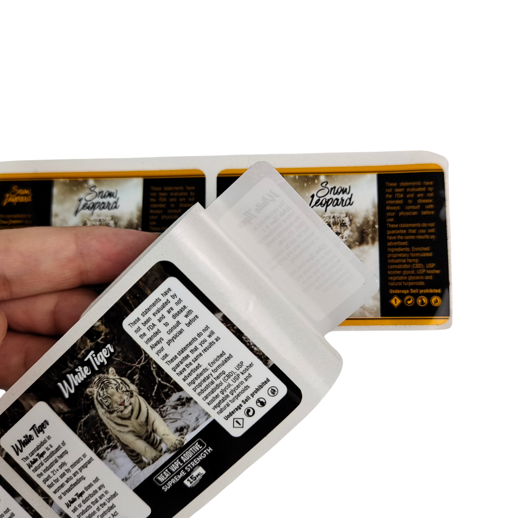 PVC Yapışkanlı Vinil PVC Kağıt Etiket Su Geçirmez UV Hologram Baskılı Kendinden Yapışkanlı Rulo Etiket Ambalaj Etiketleri