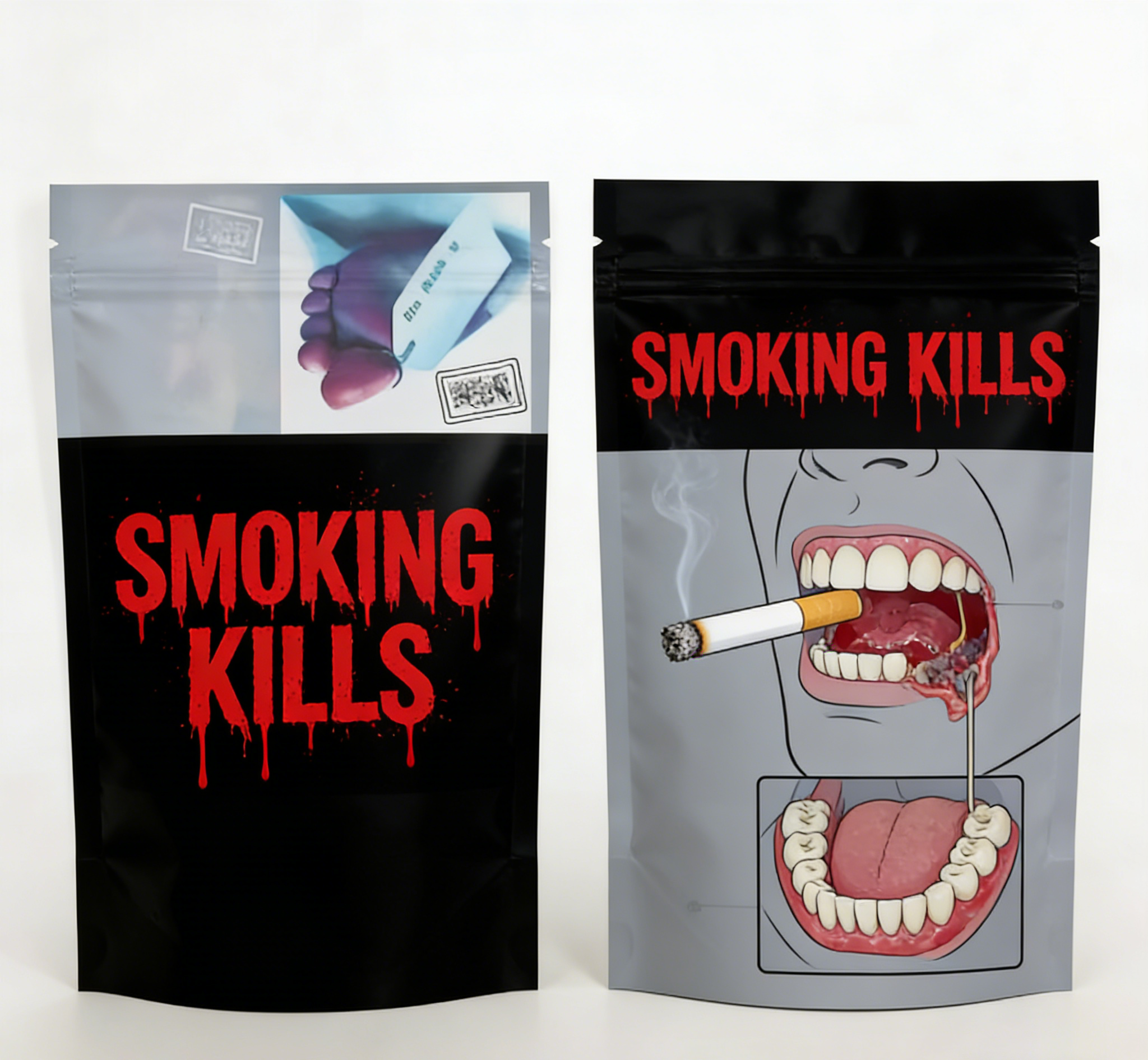 Atıştırmalık Ambalajı için Özel Baskılı Gıda Sınıfı Koku Geçirmez Mylar Kilitli Torba Dik Durabilen Poşet