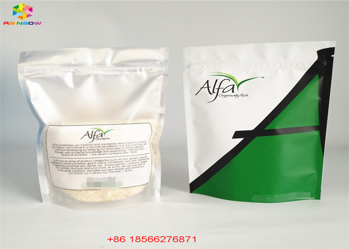 Gümüş plastik torbalar ambalaj yeniden kapatılabilir zip kilit çanta alüminyum folyo temizleyin