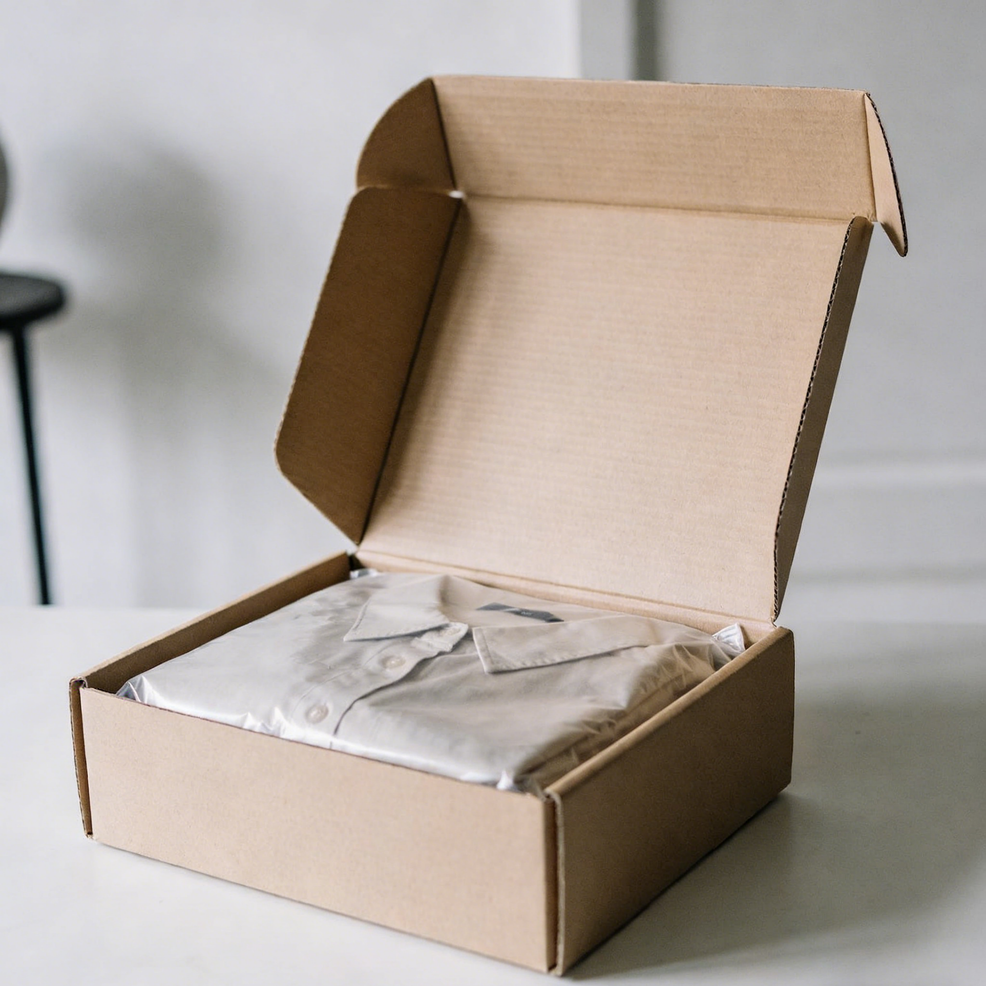 Özelleştirilebilir Boyutlar Yerüstü UV Kaplama ile Gıda Kaliteli Güvenli Dalgalanmış Ambalajlı Posta Kutusu