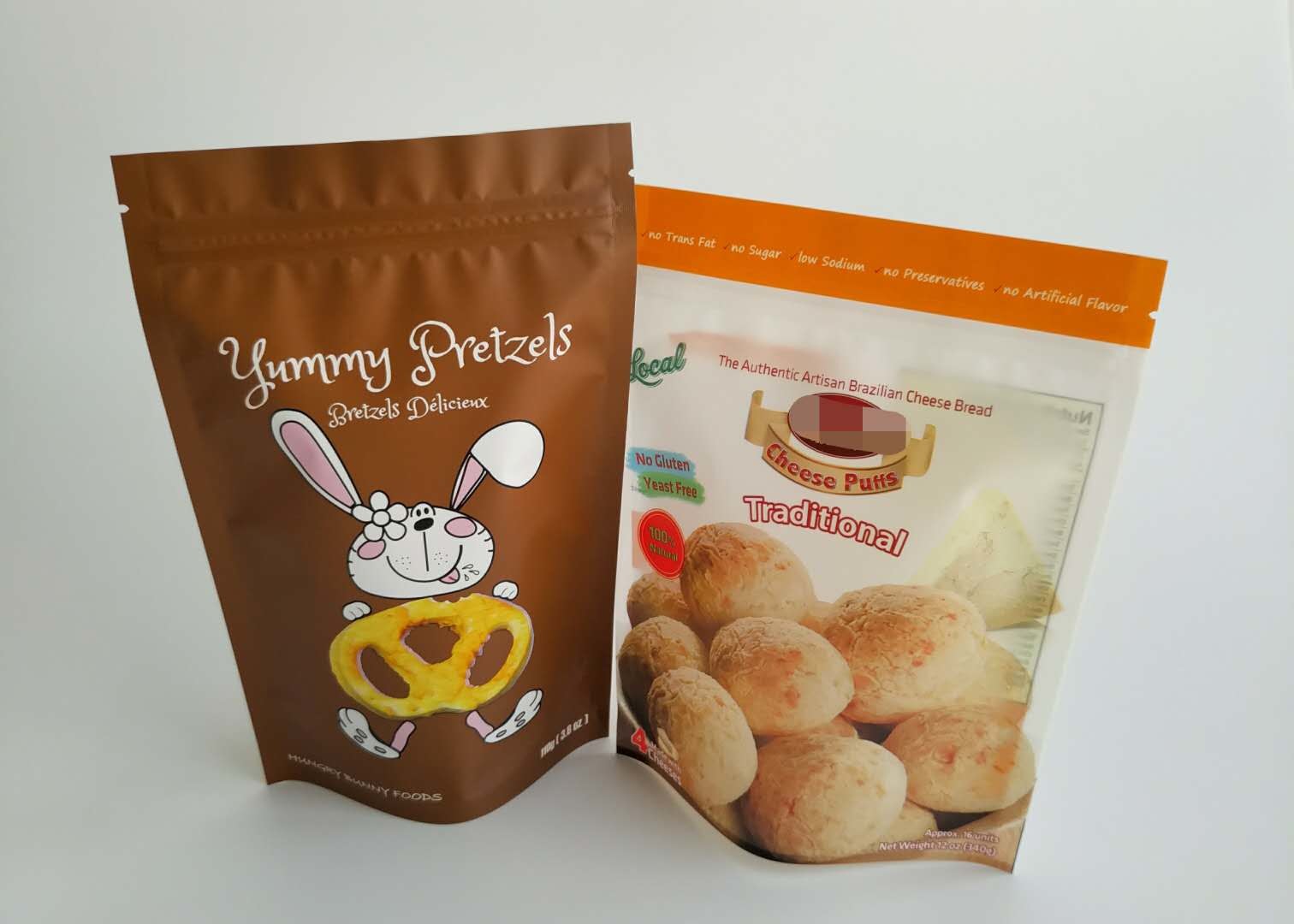 Fermuar ile Gravür Baskı Alüminyum Folyo Balık Yemi Plastik Torbalar Ambalaj