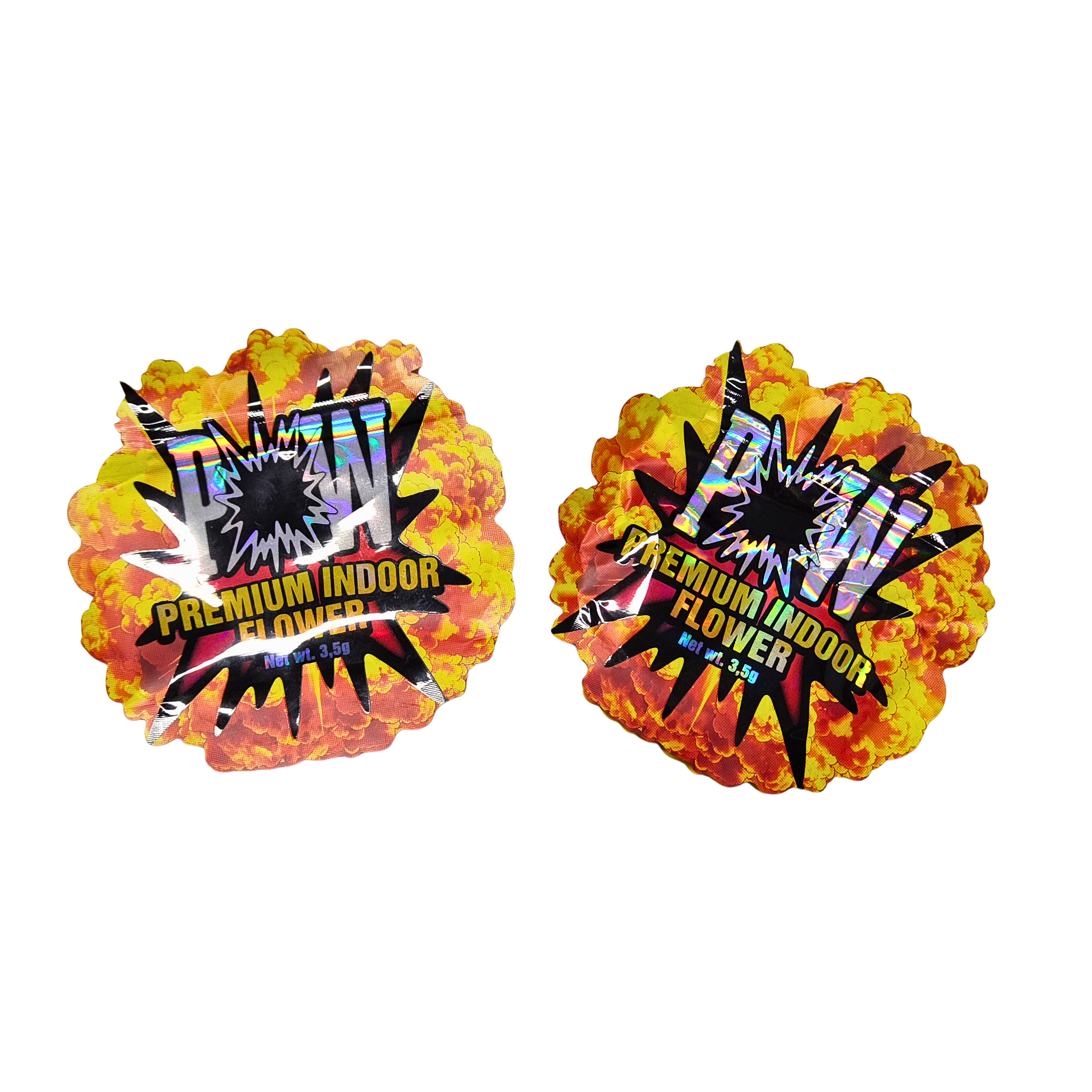 Özelleştirilmiş Holografik Kokusuz Çocuk Kanıtlı Mylar Çantaları Atıştırmalık Paketleri için Yeniden Kapanabilir Fermuarlı