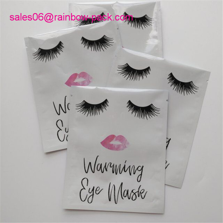 Çevre Dostu Kozmetik Kompakt Ambalaj Yüz Maskesi Poşet Çözümü Cilt Bakım Çantaları