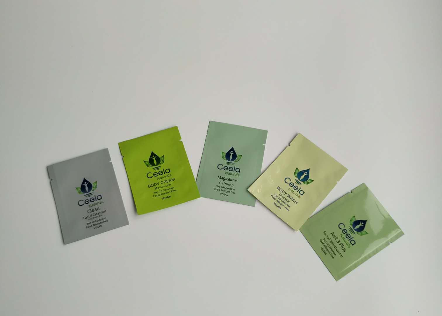 Cilt Kremi Kozmetik Ambalaj Çantası Dijital Baskı Çantası Özel 5ml Poşet