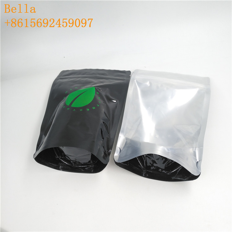 Holografik Plastik Çay Poşetleri Paketleme Kahve Eko Gıda Torbası Tek Taraflı Temizle