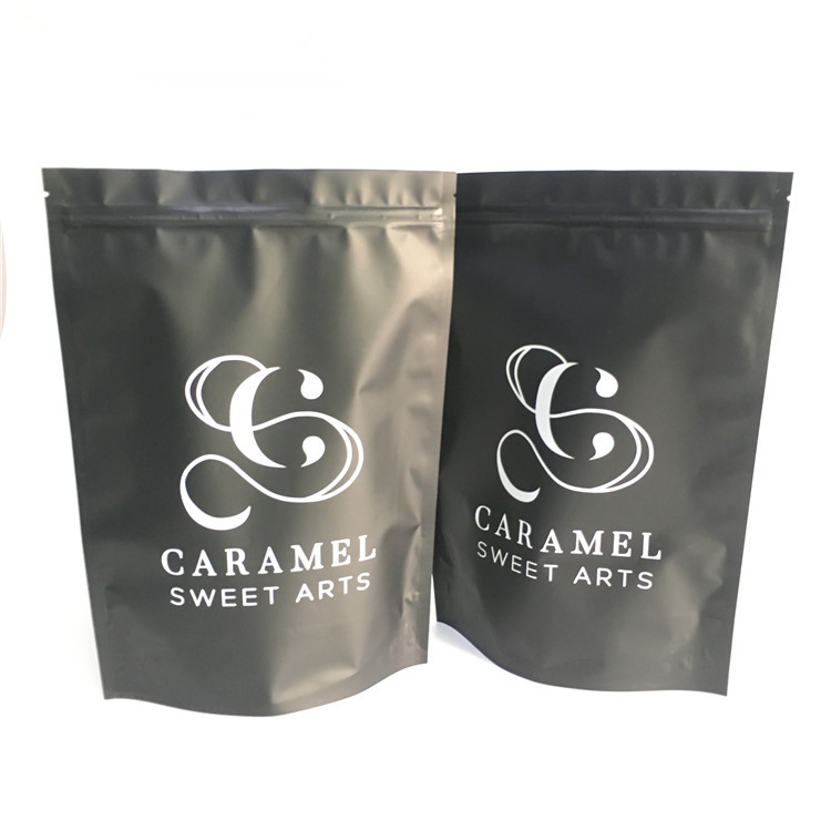 Alüminyum Folyo Çay Paketleme Kese Koku Geçirmez Ön Pencere Mylar Çanta Sakızlı Şeker Ot için