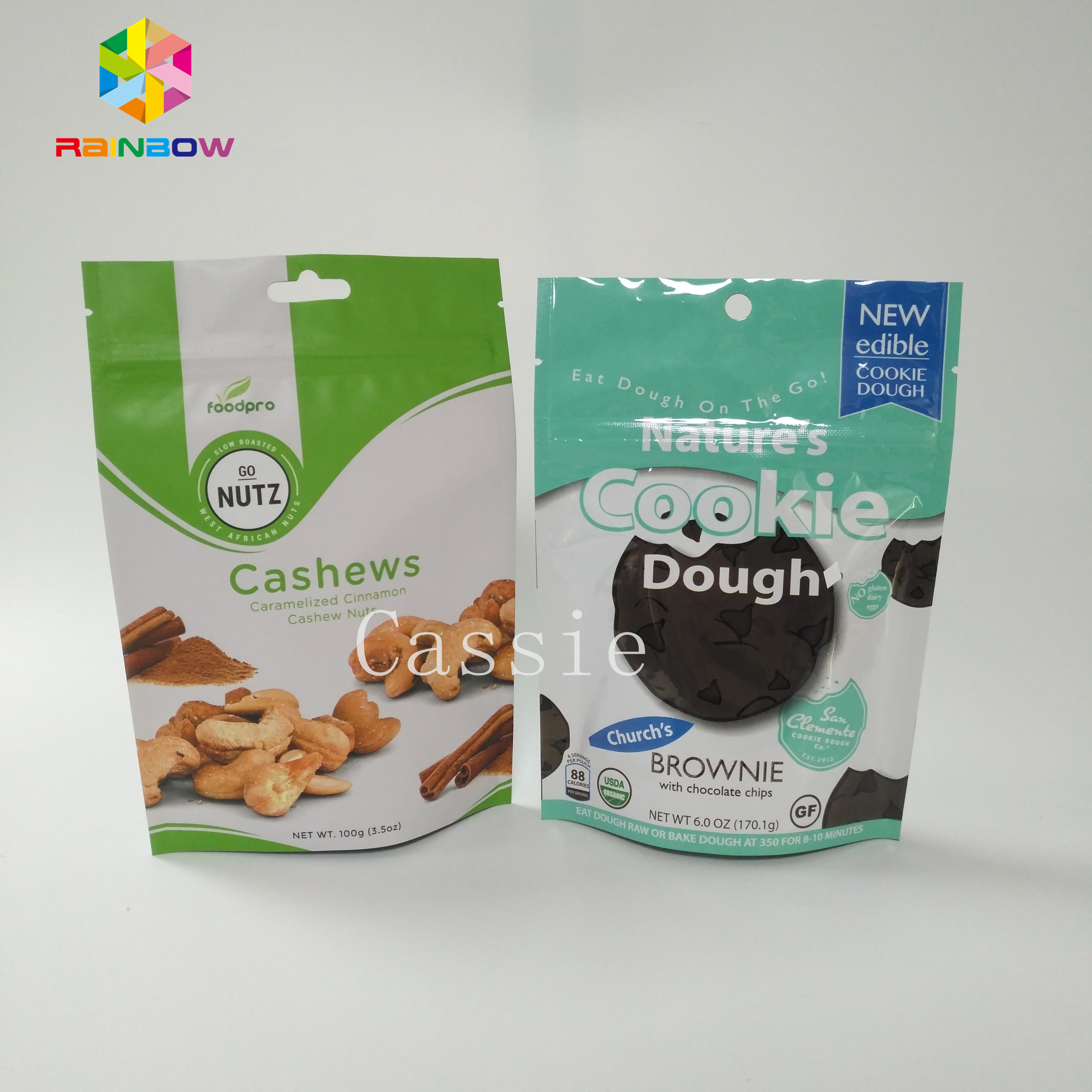 Gravür Baskı Stand Up Alüminyum Folyo Çanta Fermuar Kilidi Toz Gıda İçin Özelleştirilmiş