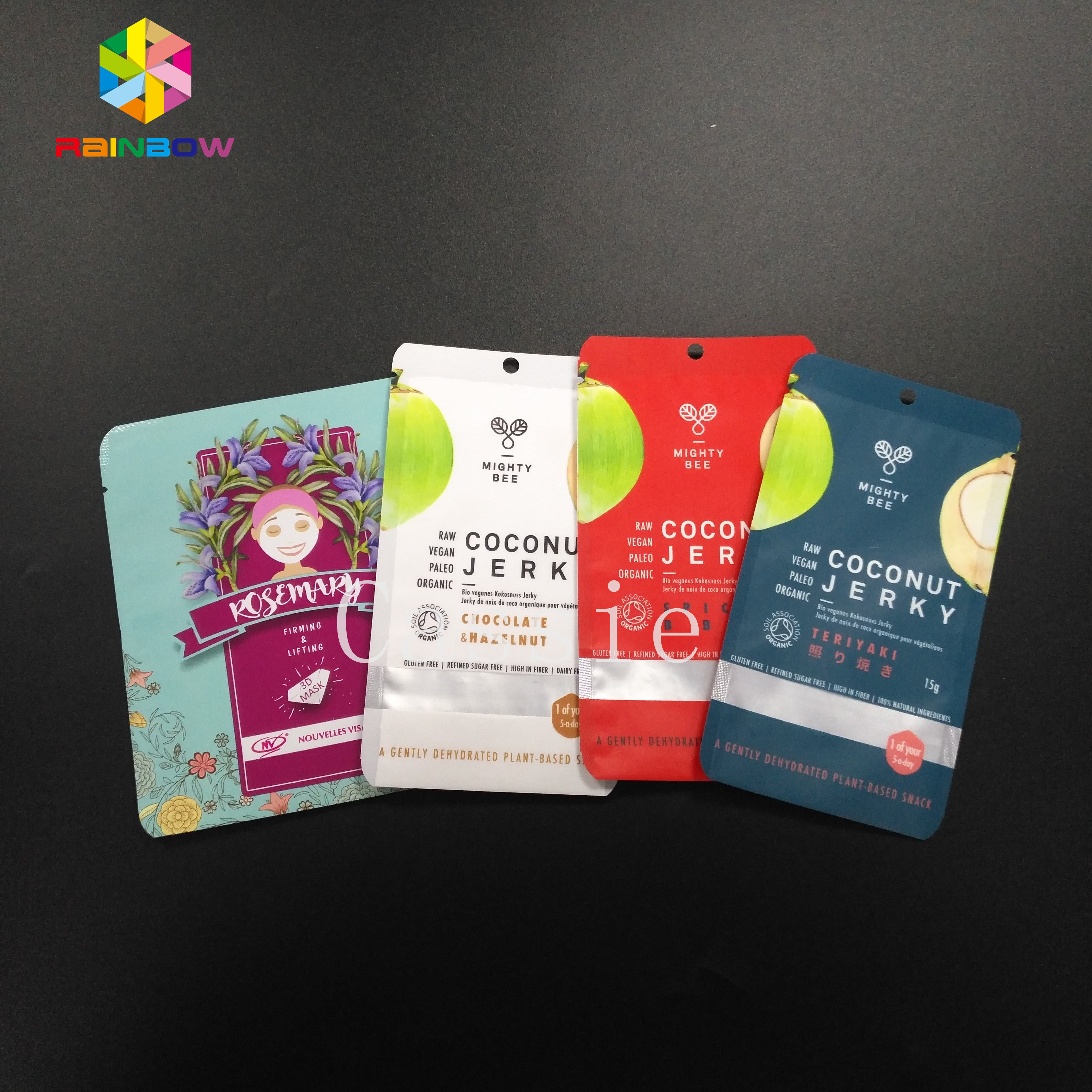 Mylar Kılıfı Kavrama Mühür Çanta Gıda Sınıfı Depolama Kozmetik Çay Tozu Örnek Giveaway