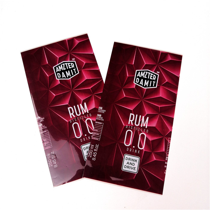 Tam Renkli Baskı PET Isıyla Daralan Makaron İçecek Shrink Etiketleri Özel Logo Isıya Duyarlı