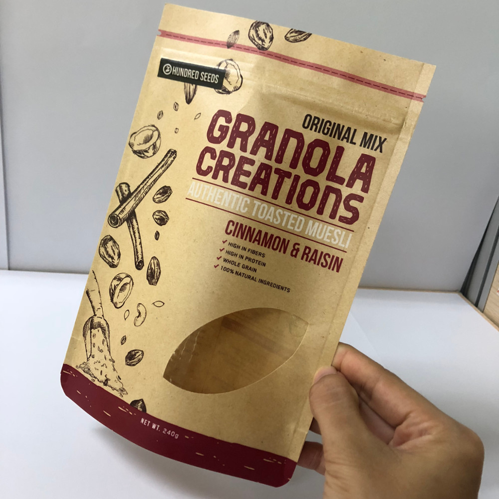 Kahve Çekirdeği Paketleme Özelleştirilmiş Kağıt Torbalar 120-180 Logo Baskı ile Mic Kalınlığı