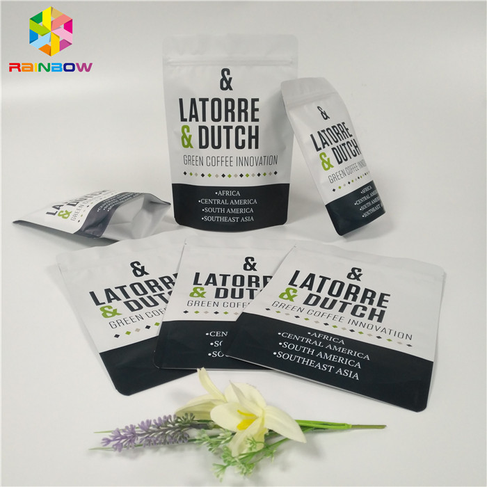 Kilitli Folyo Kese Ambalaj Yeniden Kapatılabilir Valf Kahve Torbası Lamine Malzeme