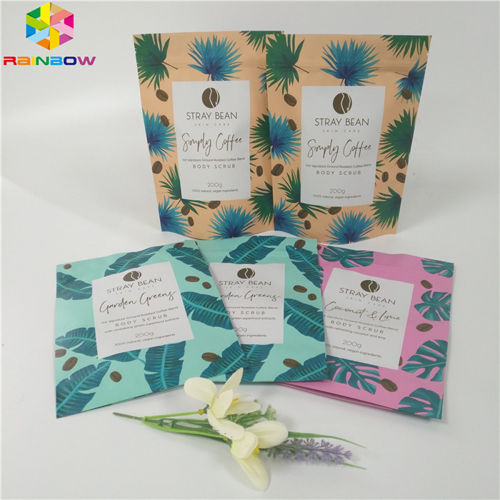 Yeniden kapatılabilir Matt Finish Stand Up Çanta Torbaları, Gövde Fırçalama İçin Zip Kilit Ambalaj Torbası