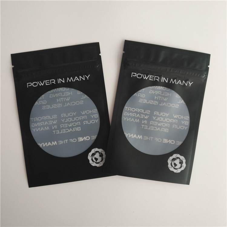 Parlak Isı Mühür Ambalaj Çantaları Özel Logo Zip Kilit Çanta Küpe Bilezik Torbalar