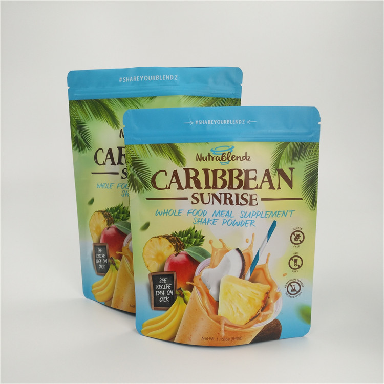 Gravür Baskı Stand Up Kilitli Torbalar, Fermuarlı Süt Tozu Alüminyum Folyo Kılıfı