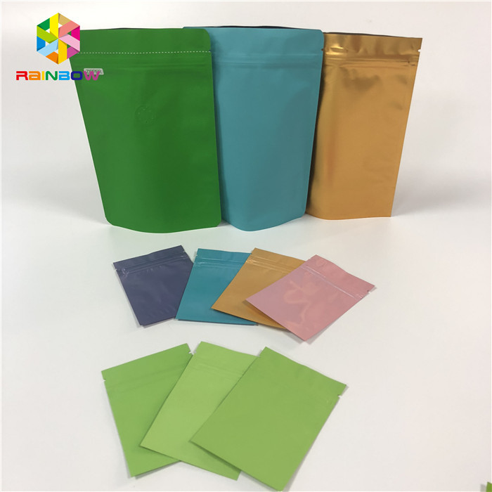 Gıda Sınıfı Folyo Kılıfı Paketleme Düz Zip Kilidi Isı Yalıtımı Alüminyum Folyo Çantalar Yeniden Kullanılabilir