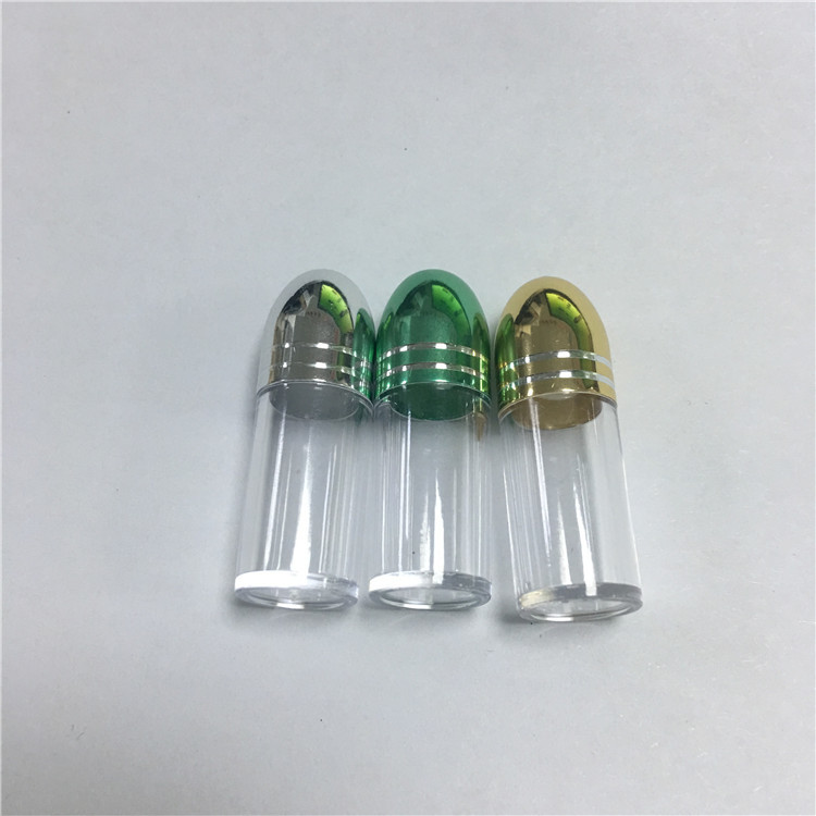 Şeffaf Şeffaf Plastik Reçeteli Hap Şişesi Kapsül Tabletler Kapaklı Ambalaj