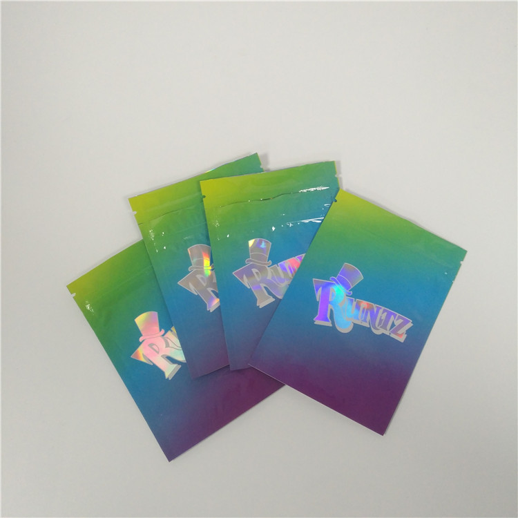 3.5 Gram Mylar Kilitli Stand Up Alüminyum Folyo Stand Up Kılıfı Rotogravür Baskı