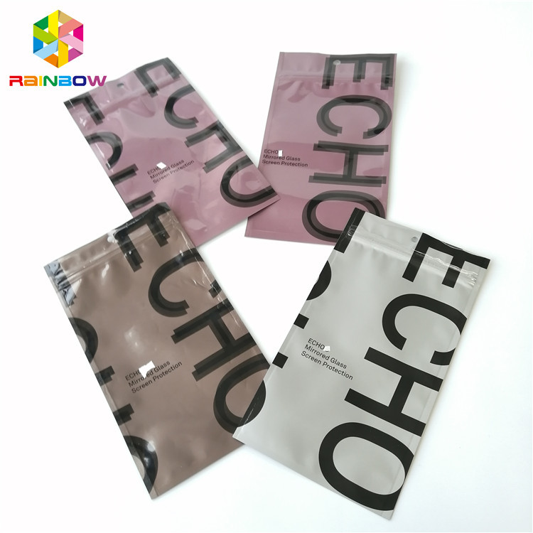 Alüminyum Folyo Kilitli Ambalaj Torbaları Üç Taraflı Mühürlü Plastik Boş Çay Kılıfı