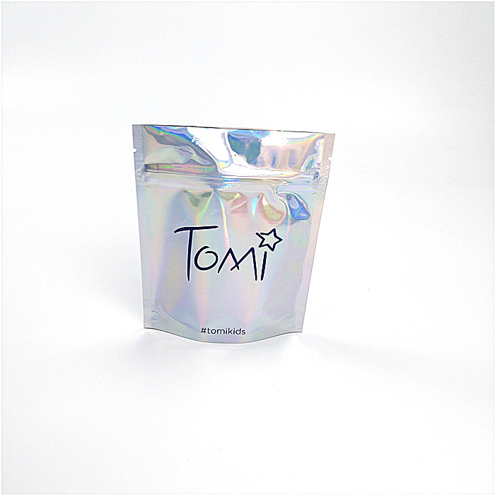 Biyo Parçalanabilir Kozmetik Organizatör Çantası Özel Baskı Lazer Holografik% 100 Geri Dönüşüm