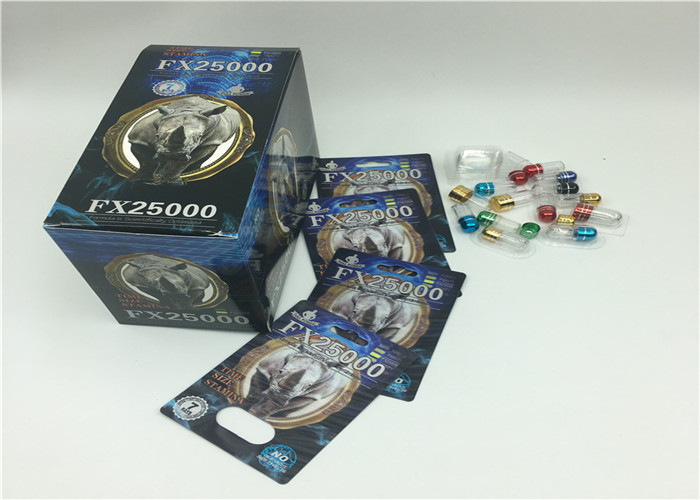 Siyah Mamba 3D Etkisi Blister Kart Ambalaj Kapsül Seks Hapları Özel Tasarım