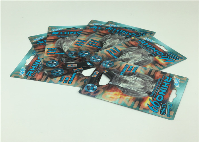 Erkek İçin Doğal Performans Arttırıcı Cinsel Haplar İçin Dayanıklı Kağıt Kartı Ambalajı