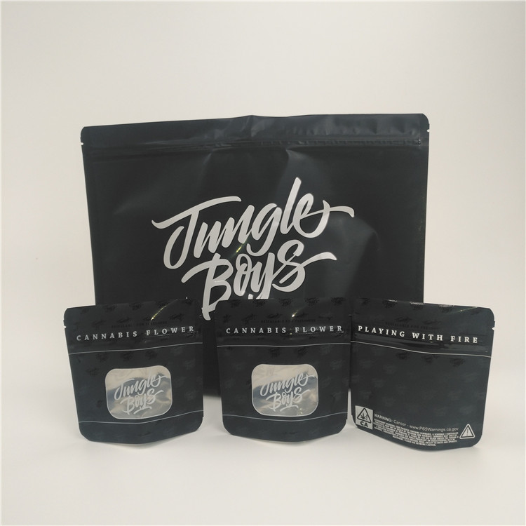 Plastik Stand Up Medikal Kese Bitkisel Tütsü Ambalajları Çocuklara Dayanıklı Kilitli Torba