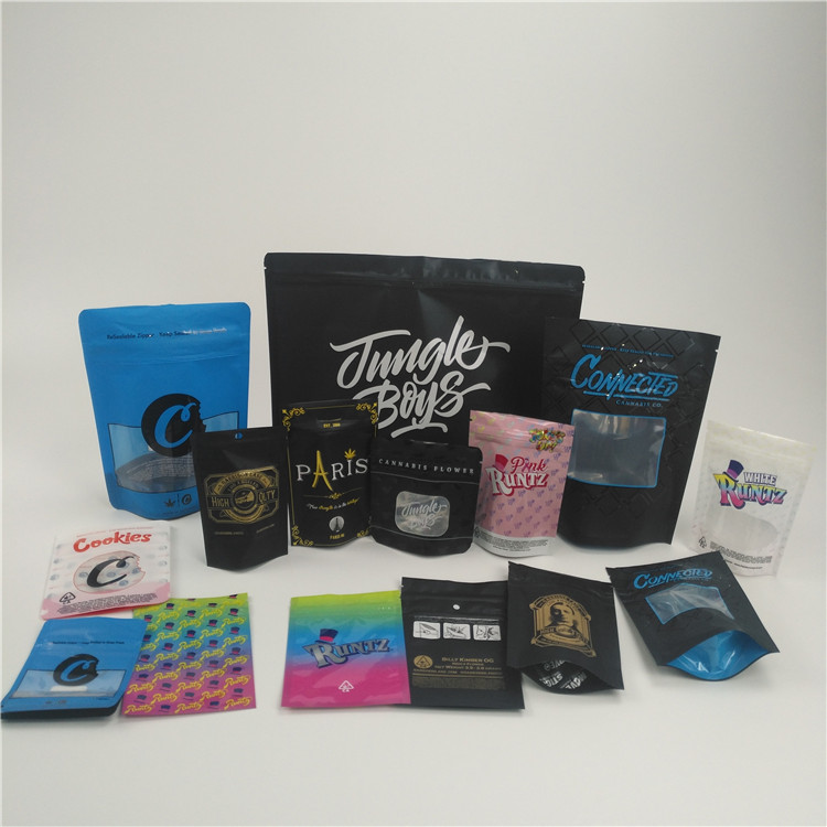 Koku Korumalı Bitkisel Tütsü Ambalajları Çocuklara Dayanıklı Ziplocke Stoney Patch Bag 3.5g