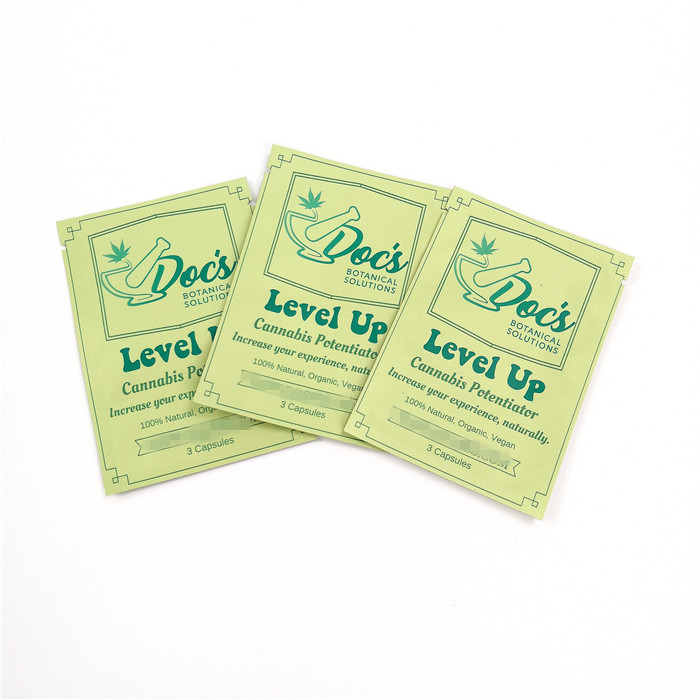 Sigara / Tütün için Özelleştirilmiş Baskılı Cbd Çanta Plastik Torbalar Paketleme