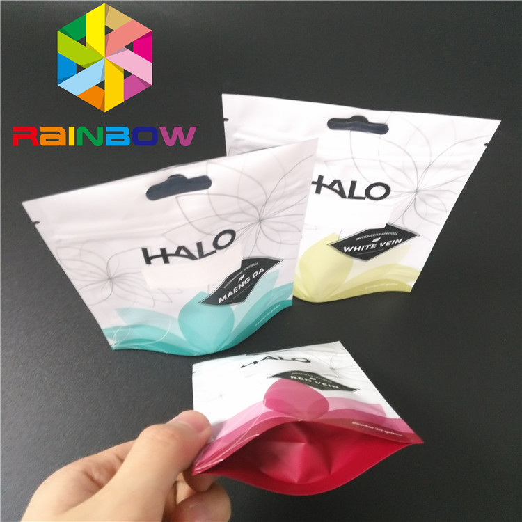 Kraliyet Kratom Baharat Tozu Için Bali Kilitli Alüminyum Folyo Çanta Ot Herb Cbd Ürünleri