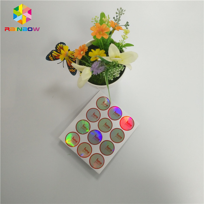 Özel Baskı Wrap Shrink Kollu Su Geçirmez Hologram Yapışkanlı Etiket Etiket