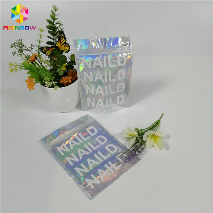 Kozmetik / Göz Farı İçin Dijital Baskı Fermuar Plastik Stand Up Alüminyum Folyo Çanta