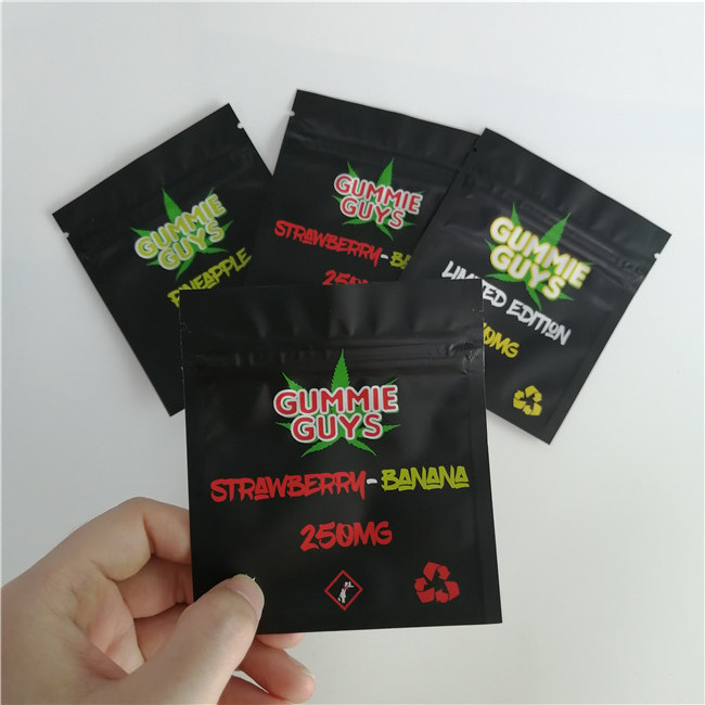 Alüminyum Folyo Zip Kilidi Plastik Torbalar Ambalaj Açılıp Kapanabilir Üç Taraflı Mühürlü