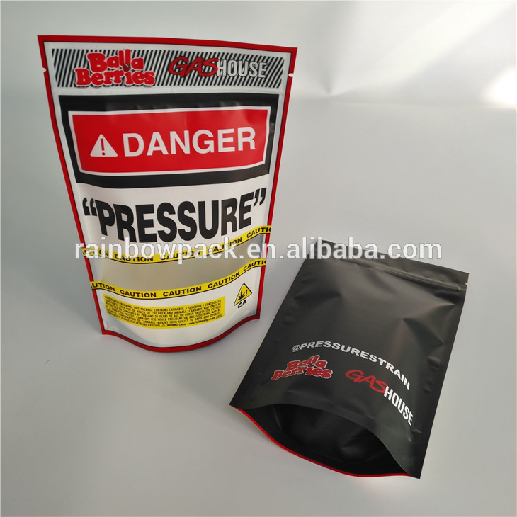 Koku Korumalı Bitkisel Tütsü Ambalajları Çocuklara Dayanıklı Ziplocke Stoney Patch Bag 3.5g