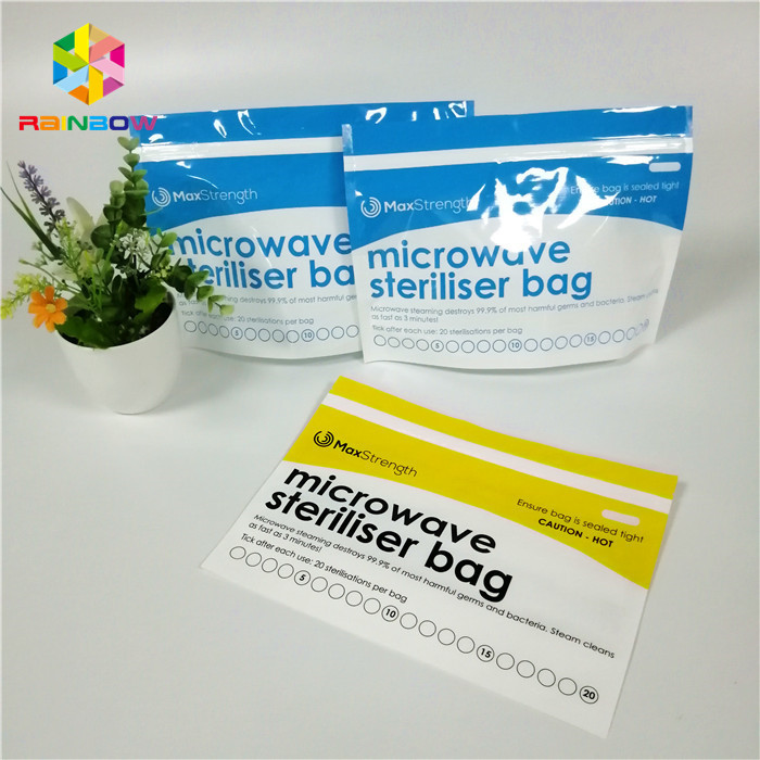 Silikon Atıştırmalık Gıda Paketleme Torbaları Yeniden Kullanılabilir Sızdırmaz Gıda Isıtıcıları Isıtma / Dondurma İçin