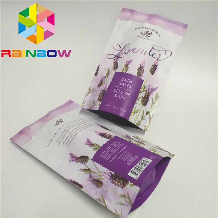 Isı Seal Fermuar Kozmetik Çantaları, Cilt Bakımı İçin Alüminyum Folyo Yüz Maskesi Ambalajı